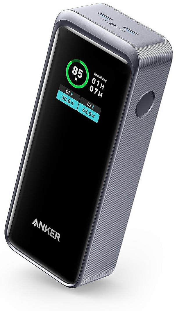 Anker Prime Power Bank, 12,000 mAh 2-Port Portable Charger